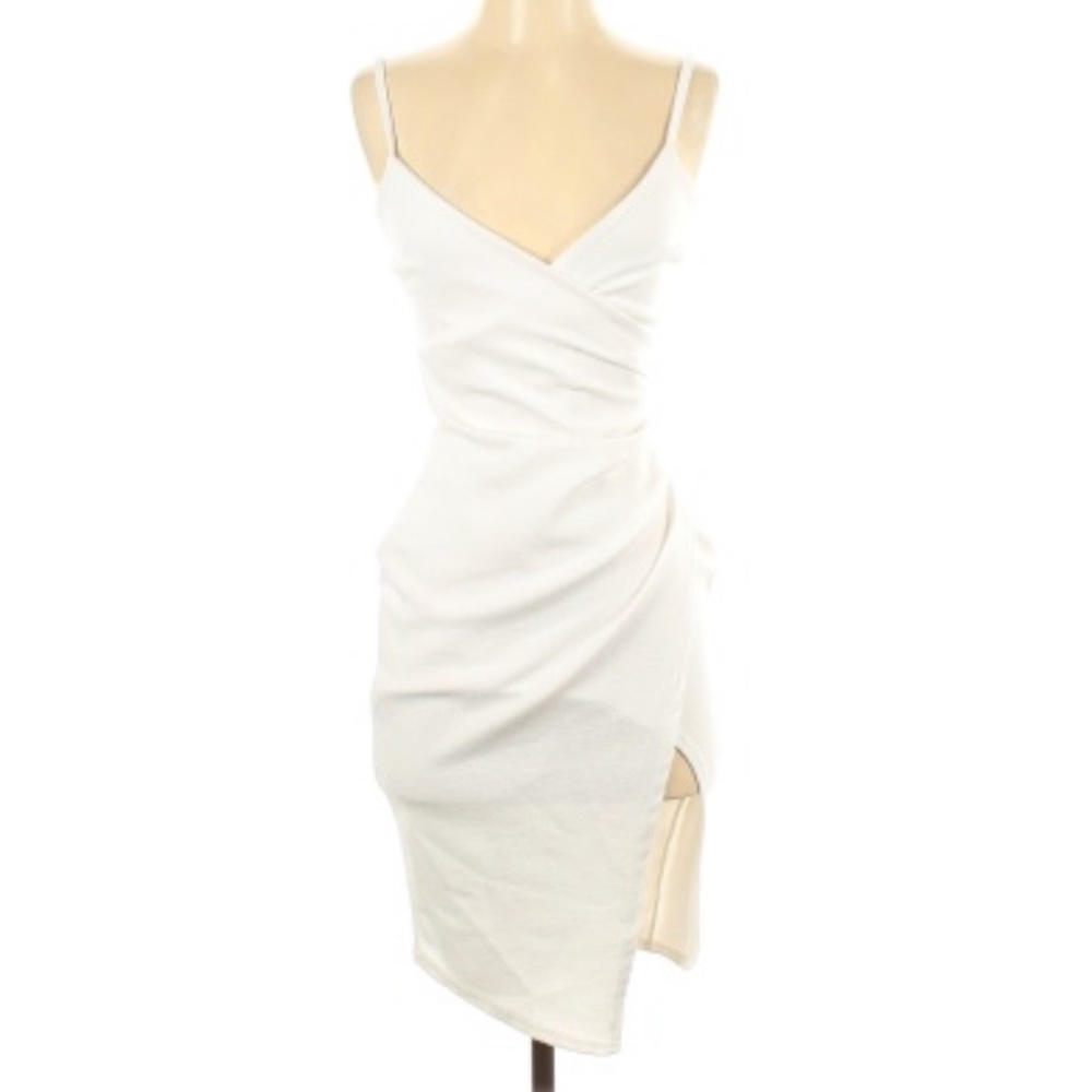 White cocktail dress